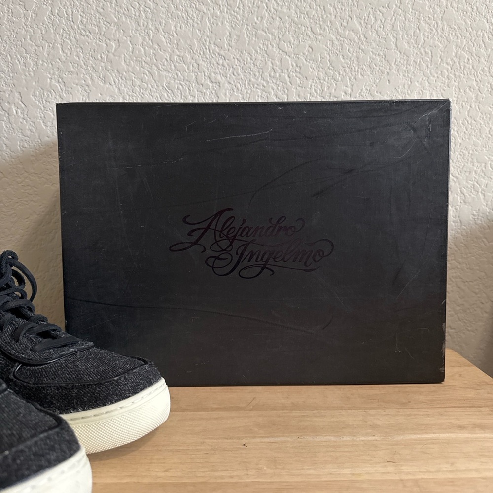 Alejandro Ingelmo Grey Toby Fabric Low Top - Picture 12 of 12